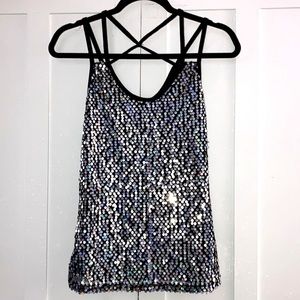 Le Cielo Sequin Top